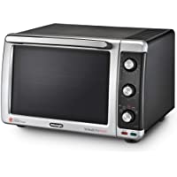 Los mejores  - DeLonghi EO32752 Horno de sobremesa- 2200 W- 32 L- grill- convección- acero inoxidable- plástico- negro